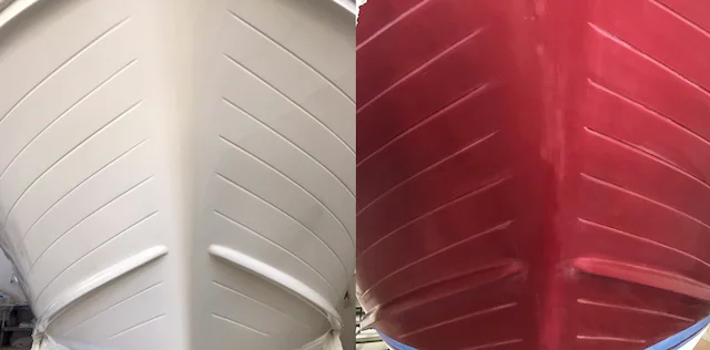 Bottom paint application